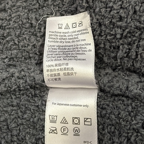 Barefoot Dreams CozyChic Long Sleeve Adult Robe in Navy Size 2 (Women's XL) - Picture 11 of 11